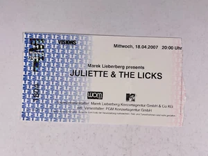 Juliette & The Licks Concert Ticket Original Wednesday 18th April 2007 - Picture 1 of 12