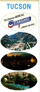 1966 Standard Oil Chevron Road Map: Tucson NOS - Picture 1 of 1