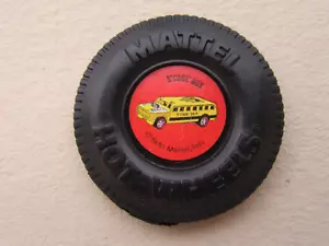 B75 Hot Wheels Redline Hong Kong 1970 S'Cool Bus Button Badge Plastic Original - Picture 1 of 5