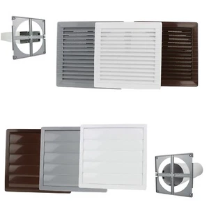 Rejilla de ventilación rejilla de láminas 172 x 172 mm brida ajustable Ø 80 - 150 mm - Imagen 1 de 15