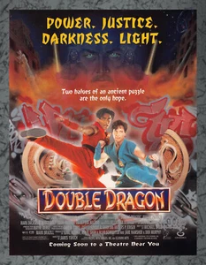 Stampa film doppia uscita drago annuncio arte vintage A 1994 - Foto 1 di 1