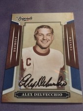 2008 Donruss Sports Legends /250 Alex Delvecchio  Auto Detroit Red Wings 