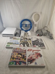 Big Nintendo Wii Console Bundle Remotes Games & Accessories READY TO PLAY - Picture 1 of 16