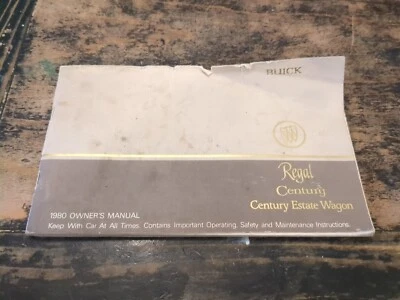 Buick Regal Century 1980 Estate Wagon manual del propietario   Foto 1 de 3