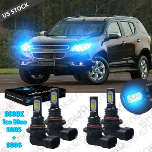 For Chevy Trailblazer 2002 2003 2004 2005 -8000K Combo LED Headlight Bulbs Hi&Lo - Picture 1 of 12