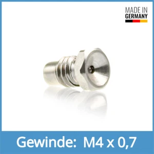 VN LHC 20 M4 x 0,7 Edelstahl V4A mit Ansatz Trichterschmiernippel Schmiernippel - Picture 1 of 1