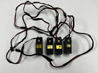 Hobbico and Airtronic Set of Four Standard Size Servos with old Airtronic Plugs