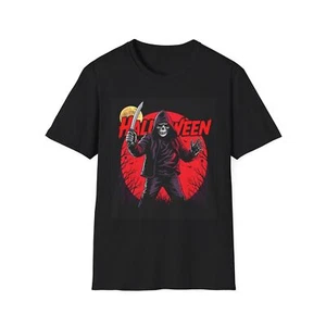 Halloween Horror 80er Nostalgie Unisex, Grafik T-Shirt, Geschenk für Halloween Liebhaber, - Bild 1 von 11