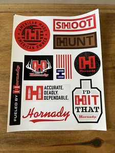 Hornady Sheet 10 Sticker/Decal Shot Show 2025 Tactical AR AK Hunting - Picture 1 of 1