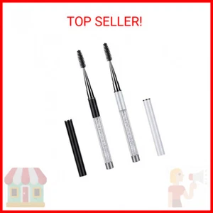 2 Pieces Eyelash Brush with Cap, Mascara Spoolies Reusable Brow Brushes Lash Wan - Picture 1 of 2