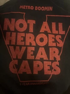 Metro Boomin “Not All Heroes Wear Capes” Black Hoodie - Picture 1 of 4