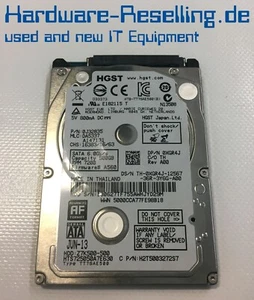 Dell hitachi 500GB SATA 7.2K 6Gb/S 2,5 " HTS725050A7E630 0XGR4J 0J32835 - Afbeelding 1 van 1