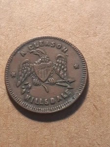 A. GLEASON HILLSDALE NOT ONE CENT   CWT MICHIGAN - Picture 1 of 2