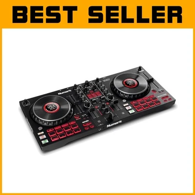 Professional DJ Controller with 6-Inch Touch Jog Wheels & FX Control for Serato - Image 1 of 4