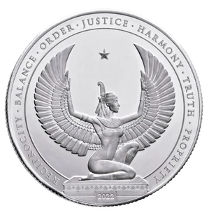 2022 Mystic Coin Sphinx Egyptian Goddess Proof 1 Oz .999 Silver Premium Round - Picture 1 of 2