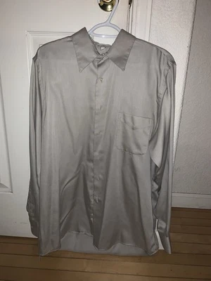 Camisa de vestir para hombre Geoffrey Beene blanca/beige Foto 1 de 4