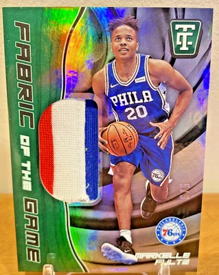 Markelle Fultz 2017-18 Totally Certified Fabric of the Game Patch 5/5, 76ERS - Image 1 of 2