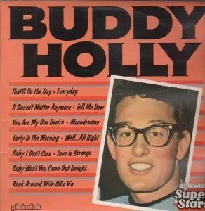 Buddy Holly Self-Titled LP vinyl UK Pickwick 1980 sleeve has some light mottled - Image 1 of 1