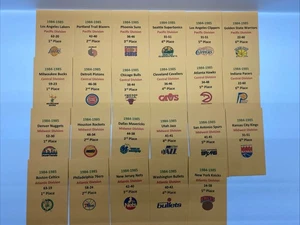 1984-1985 APBA  Basketball Printed Storage Envelopes with Stats - Bild 1 von 3