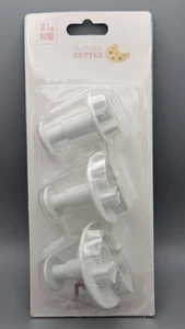 Dove Shaped Plunger Cutter Set Of 3 For Fondant, Marzipan Decorations - Picture 1 of 4