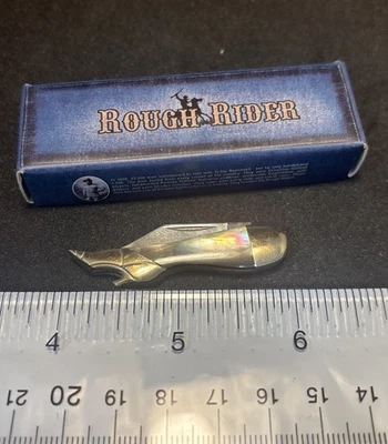 RR938 Rough Rider Lady’s Leg Black Lip Pearl Handles 938 Pocket Knife - Изображение 1 из 4