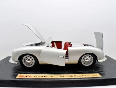 Modellino auto scala 1:18 porsche No1 typ 356 roadster Maisto diecast modellismo - Immagine 1 di 4