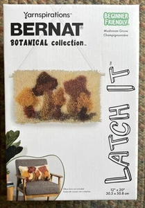 Wonder Art Caron Wall Hanging Latch Hook Kit Mushroom 30"x 50" New In Box - Picture 1 of 8