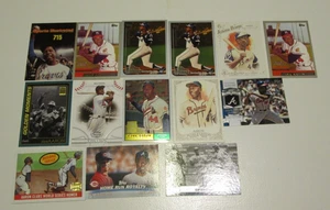 Lote de 15 tarjetas de béisbol Hank Aaron Atlanta Braves Milwaukee Braves - Imagen 1 de 1