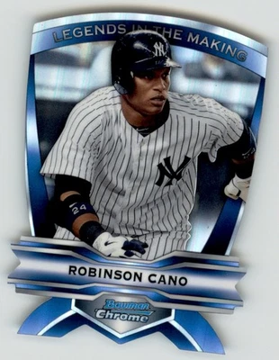 Bowman Chrome Legends in the Making 2012 troquelado Robinson Cano #lim-RC casi nuevo-como nuevo Foto 1 de 2