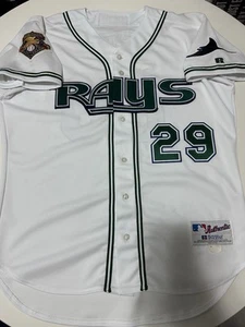 Russell Tampa Bay Devil Rays 2001 Fred McGriff Jersey Sz 48 XL - Picture 1 of 14