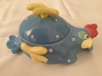 Azúcar Cubierto de Pollo Fitz And Floyd Raro De Colección - 1985 Foto 1 de 4