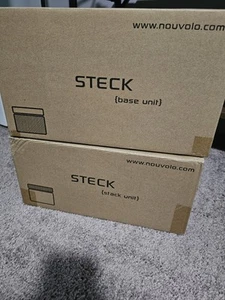 Nouvolo Steck Black Mini-ITX Computer Case Base + Stack Unit - Afbeelding 1 van 1
