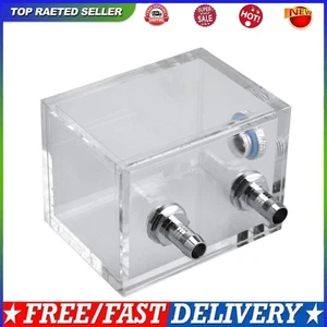200ml Water Cooling Radiator G1/4 2 Thread Mini Square Water Tank 5mm Thickness - Afbeelding 1 van 10