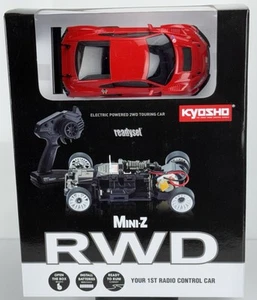 Kyosho Mini Z RWD Readyset Electric 2 WD Touring Car Audi R8 LMS 2015 Red NEW - Picture 1 of 12