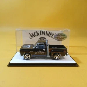Hot Wheels 1978 DODGE LIL' RED TRUCK nero personalizzato JACK DANIELS M/M VERI PILOTI - Foto 1 di 15
