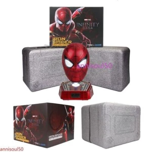 1:1 Iron Spider Man Helmet Cosplay Wearable Electric Blink Party Halloween Gifts - Picture 1 of 13