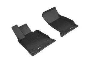 Fit 2016-2018 Cadillac CT6 All Weather Floor Mat Front Set Kagu Black - Bild 1 von 5