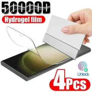 4Pcs Hydrogel Film Screen Protector for Galaxy Note 20 Ultra S10E 10Plus New - Picture 1 of 12