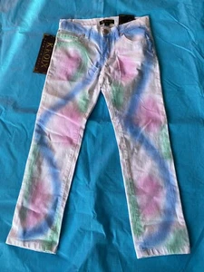 $78 NWT GIRLS TIE DYE JEANS BY KROIX SZ 5 - Picture 1 of 2
