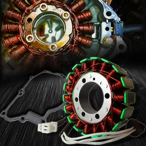 eMUSA OE Stator Assy/Magneto Generator Coil+Gasket Kit 99-02 Yamaha YZFR6 YZF-R6 - Foto 1 di 10