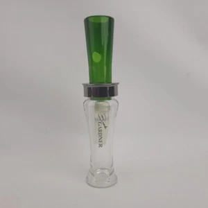 Buck Gardner Duck Call Double Reed Call Ducks Unlimited Green 4.5" - Picture 1 of 6