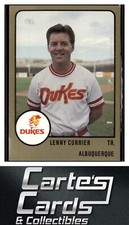 Lenny Currier 1988 ProCards #272  Albuquerque Dukes Trainer