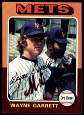 1975 TOPPS WAYNE GARRETT 100 NEW YORK METS #111