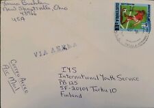 A) 1978, GUATEMALA, LETTER SENT TO FINLAND PASSING THROUGH THE UNITED STATES, SO