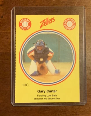1982 Baseball Pro Tips Montreal Expos Gary Carter #13C HOF - Image 1 of 2