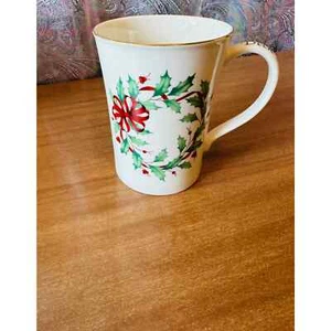 Vintage Lenox Holiday warmest wishes coffee/tea mug - Picture 1 of 10