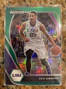 2021 Panini Prizm Draft Picks Ben Simmons Green Prizm #71 LSU. - Picture 1 of 2
