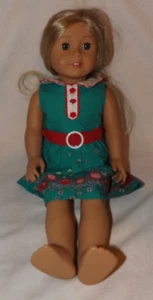 American Girl Doll -Kit Kittredge with green dress 18" tall - Picture 1 of 5