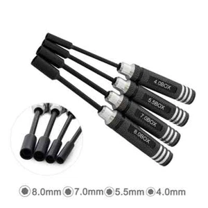 RC Helicopter Boat Car 4.0mm 5.5mm 7.0mm 8.0mm Hex Nut Drivers Screw driver Tool - Picture 1 of 14