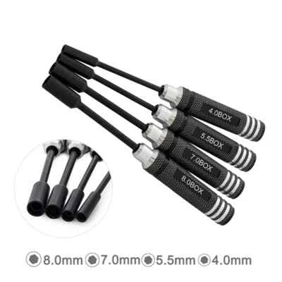 RC Helicopter Boat Car 4.0mm 5.5mm 7.0mm 8.0mm Hex Nut Drivers Screw driver Tool - Image 1 of 4
